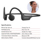 Mpow X6 Pro Bone Conduction Headphones Wireless Bluetooth 5.3 Waterproof IPX8 Professional Sports Headset Built-in 32GB Memory