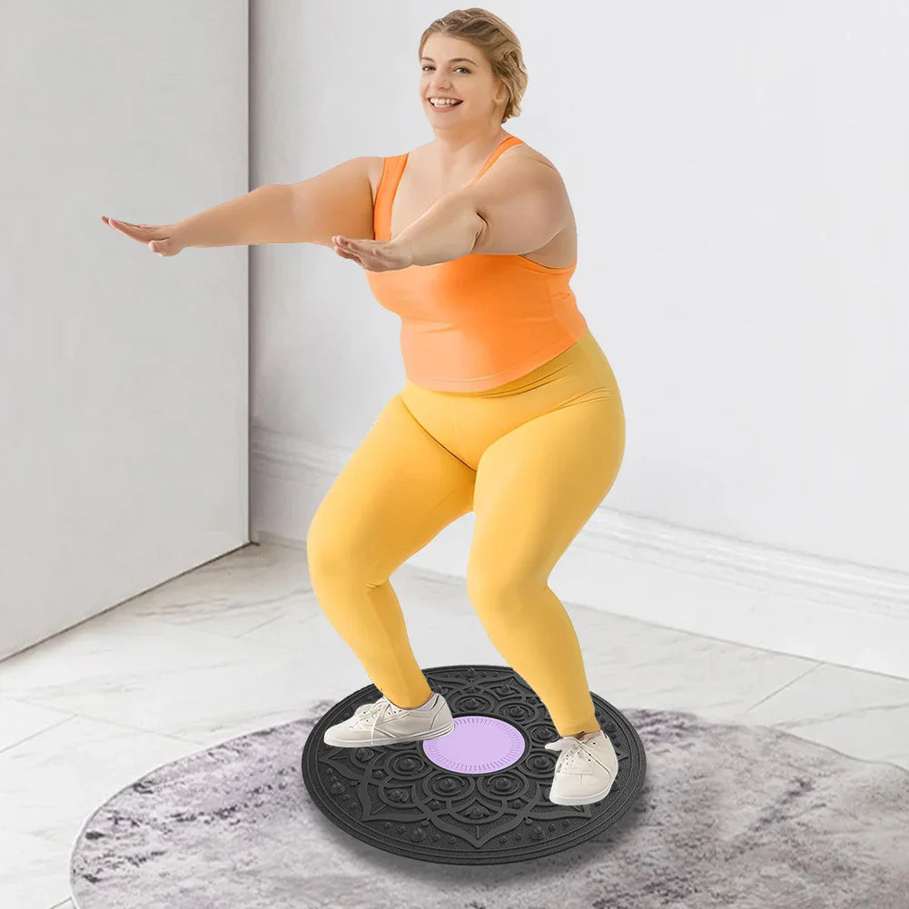 Yoga Balance Board – Non-Slip Fitness & Rehab Board