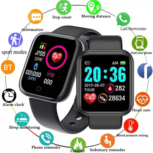 Y68 Smartwatch – Music Control & Fitness Tracker