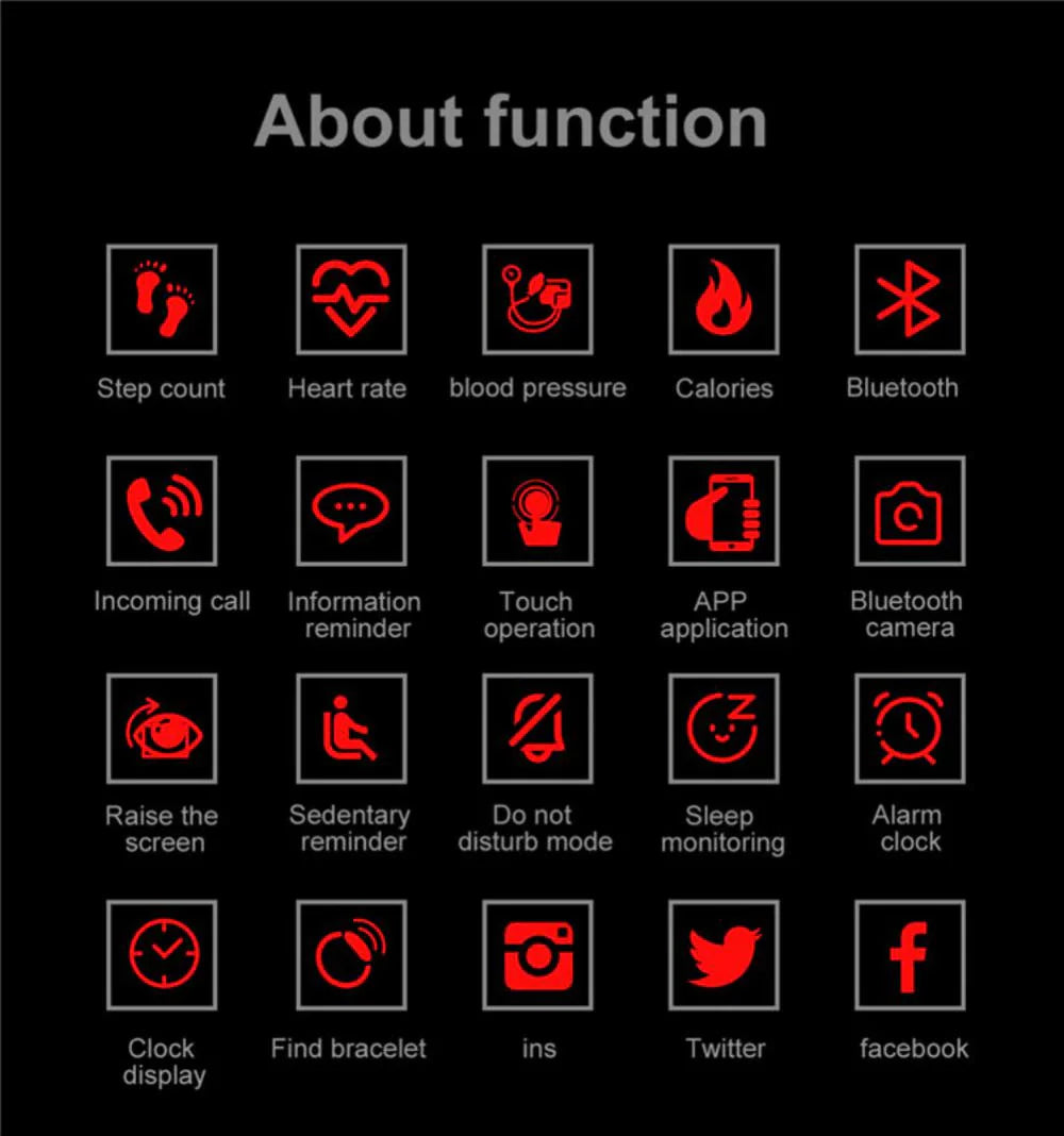 Fitness Smartwatch – Heart Rate & BP Activity Tracker