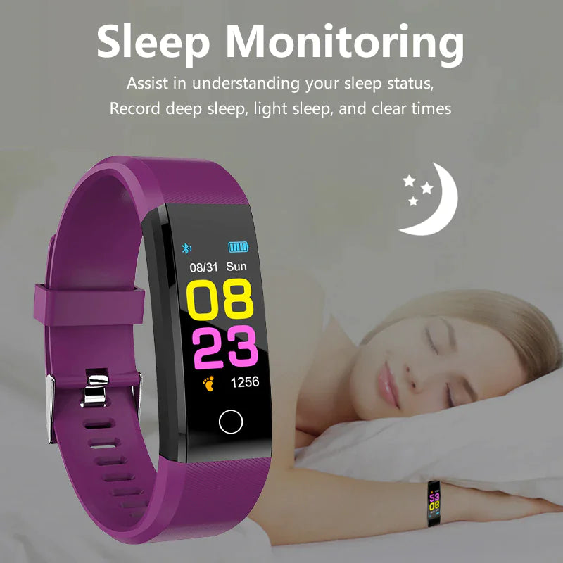 Fitness Smartwatch – Heart Rate & BP Activity Tracker
