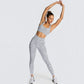 Solid Color Yoga Outfit for Fitness and Exercise
