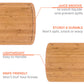 Extra Large Wood Cutting Board 18x12 inch - Butcher Block with Juice Groove, Serving Tray - Wooden Chopping Board for Kitchen