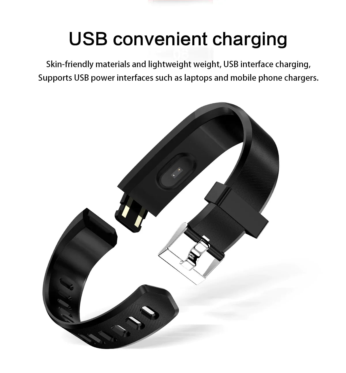 Fitness Smartwatch – Heart Rate & BP Activity Tracker