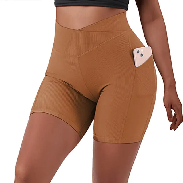 Women’s High-Waist Seamless Sports & Yoga Shorts