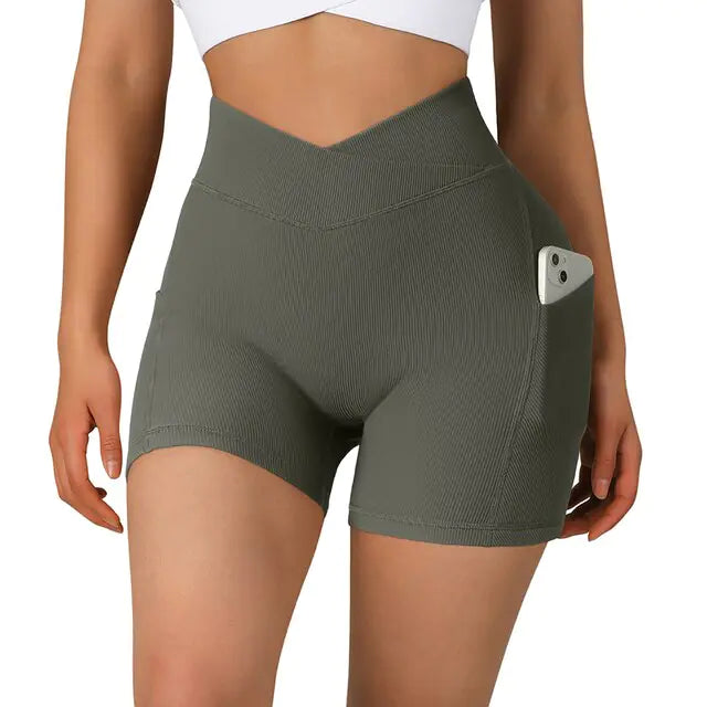 Women’s High-Waist Seamless Sports & Yoga Shorts