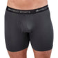 Men's 4" Inseam Bamboo Rayon Boxer Briefs - 4 Pack
