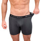 Men's 4" Inseam Bamboo Rayon Boxer Briefs - 4 Pack