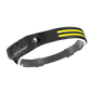 Black Induction Headlamp Cob Led Sensor W689-2