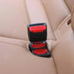 Black Red Car Seat Belt Extender
