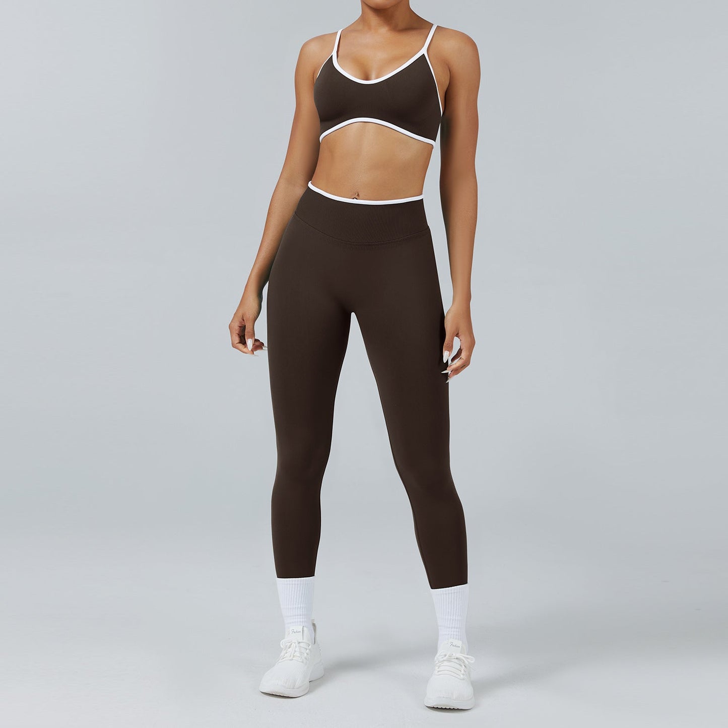Seamless Back-Support Quick-Dry Yoga & Fitness Set