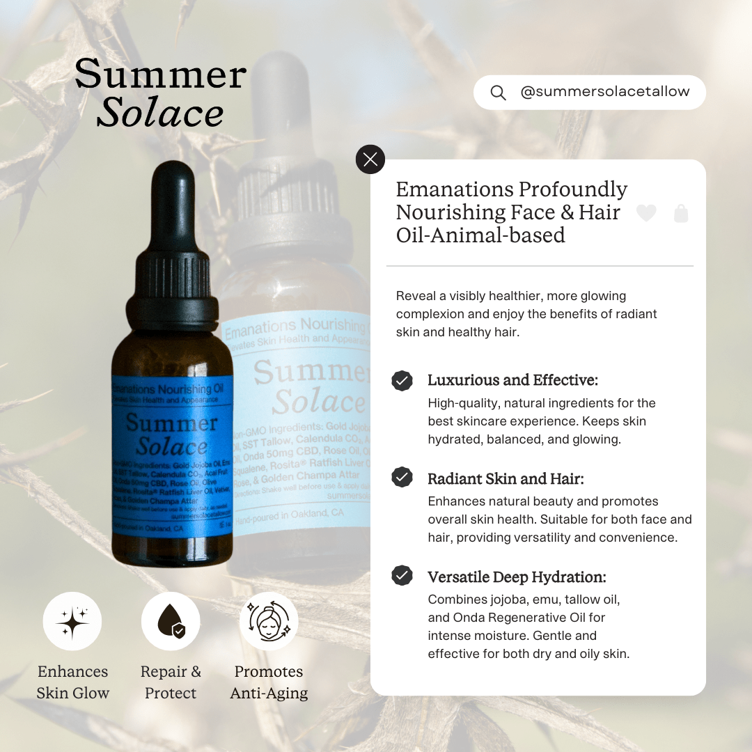 Emanations Profound Face Oil – Nourishing & Hydrating