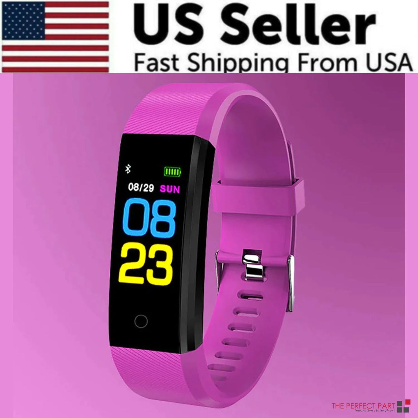 IP67 Waterproof Fitness Tracker Smartwatch – Heart Rate & Multi-Sport