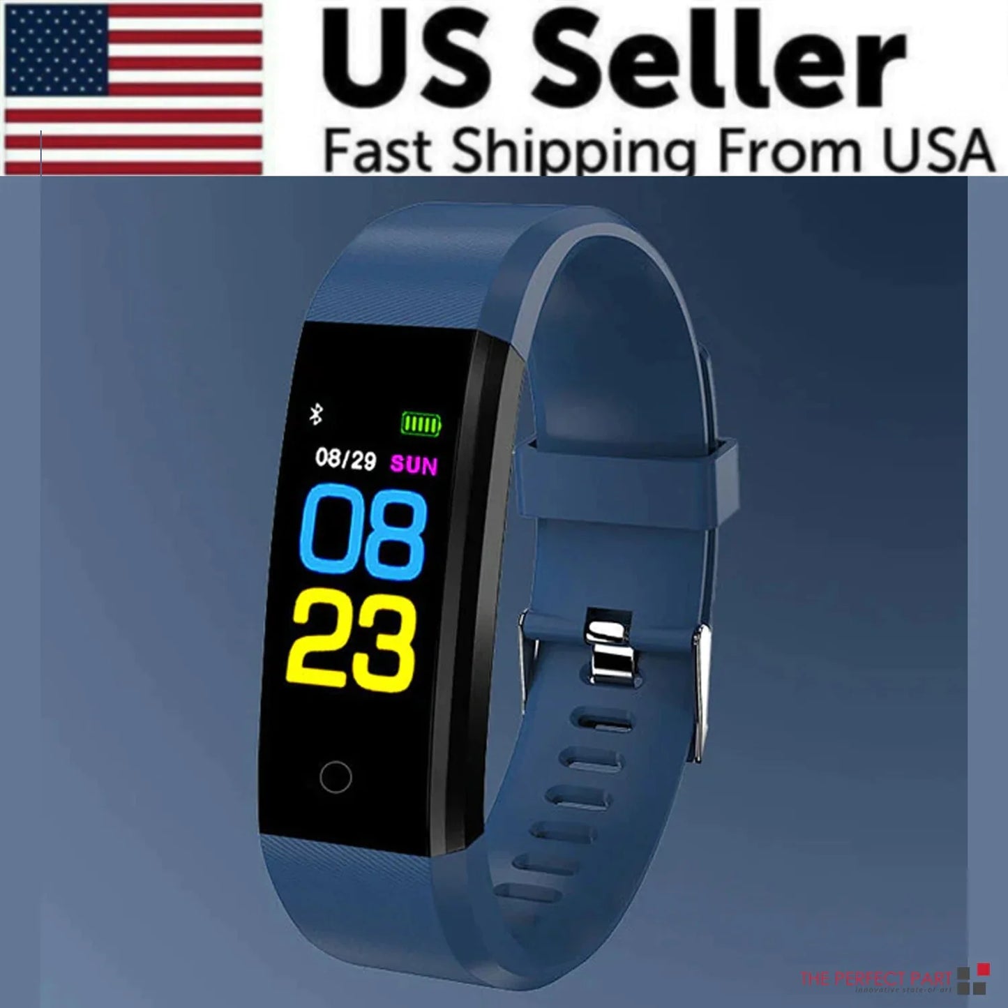 IP67 Waterproof Fitness Tracker Smartwatch – Heart Rate & Multi-Sport