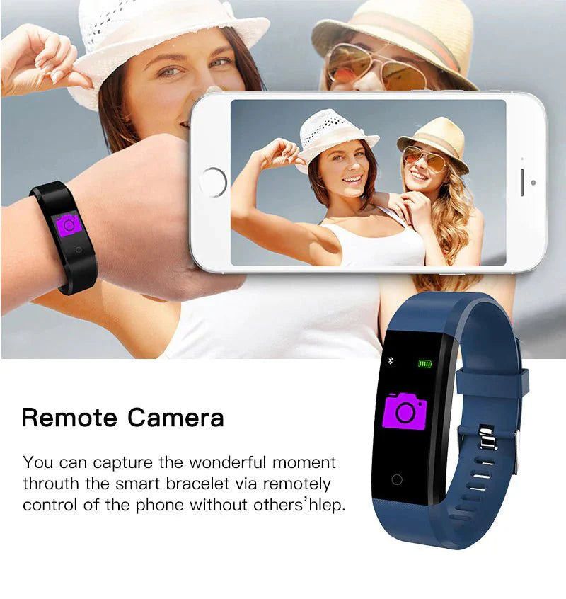 IP67 Waterproof Fitness Tracker Smartwatch – Heart Rate & Multi-Sport