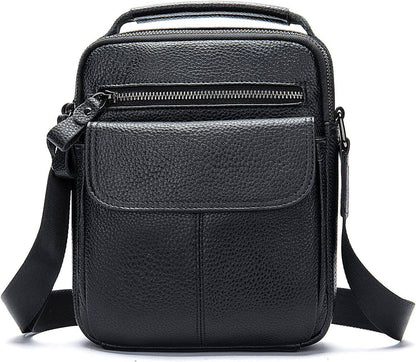 Leather Compact Crossbody Sling Bag – Sleek & Minimal