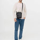 Leather Compact Crossbody Sling Bag – Sleek & Minimal
