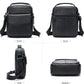 Leather Compact Crossbody Sling Bag – Sleek & Minimal