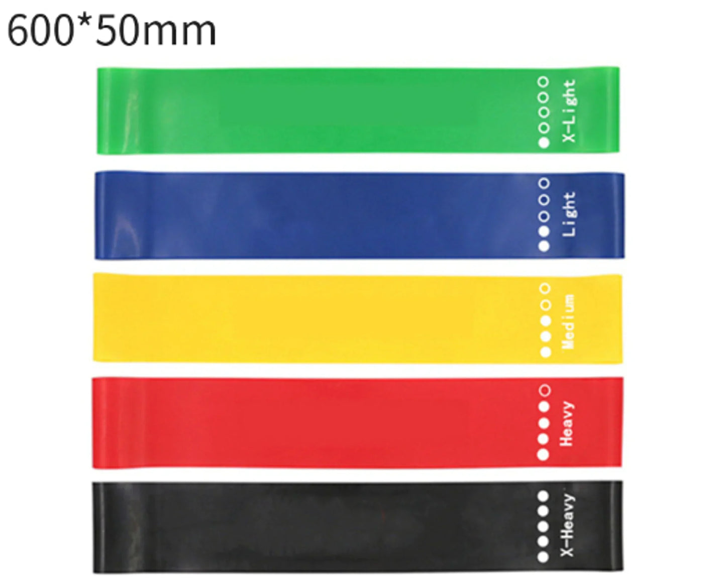 Elastic Resistance Bands – Home Fitness & Yoga Workout