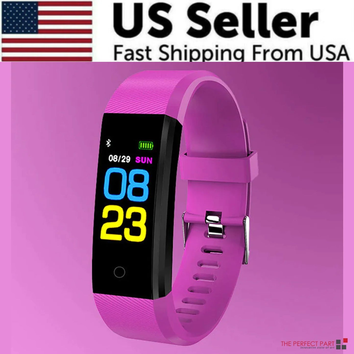 Fitness Smartwatch – Heart Rate & BP Activity Tracker
