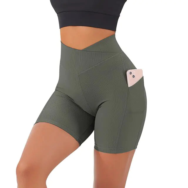 Women’s High-Waist Seamless Sports & Yoga Shorts