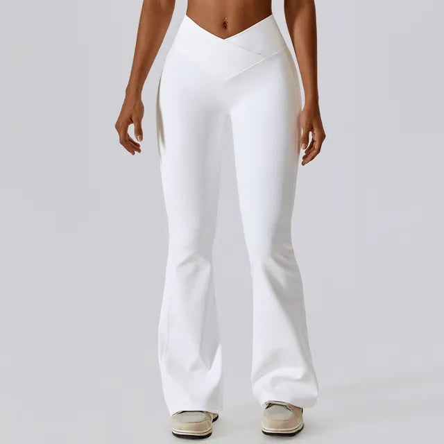 Women’s Flared Gym Workout Fitness Pants