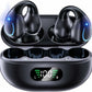 Wireless Bluetooth Bone Conduction Headphones 60H LED Display Waterproof