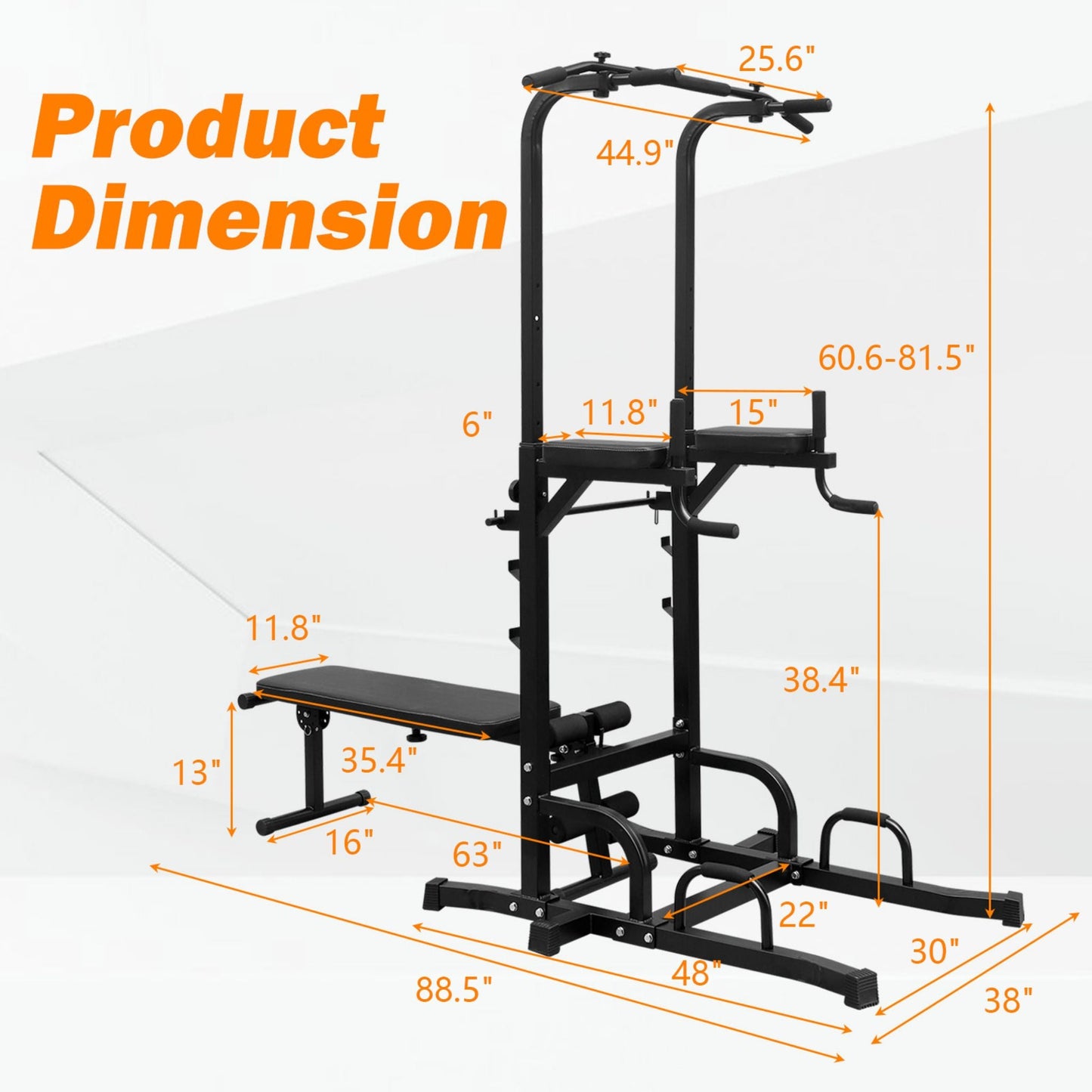 Power Tower – Multi-Functional Home Gym Station