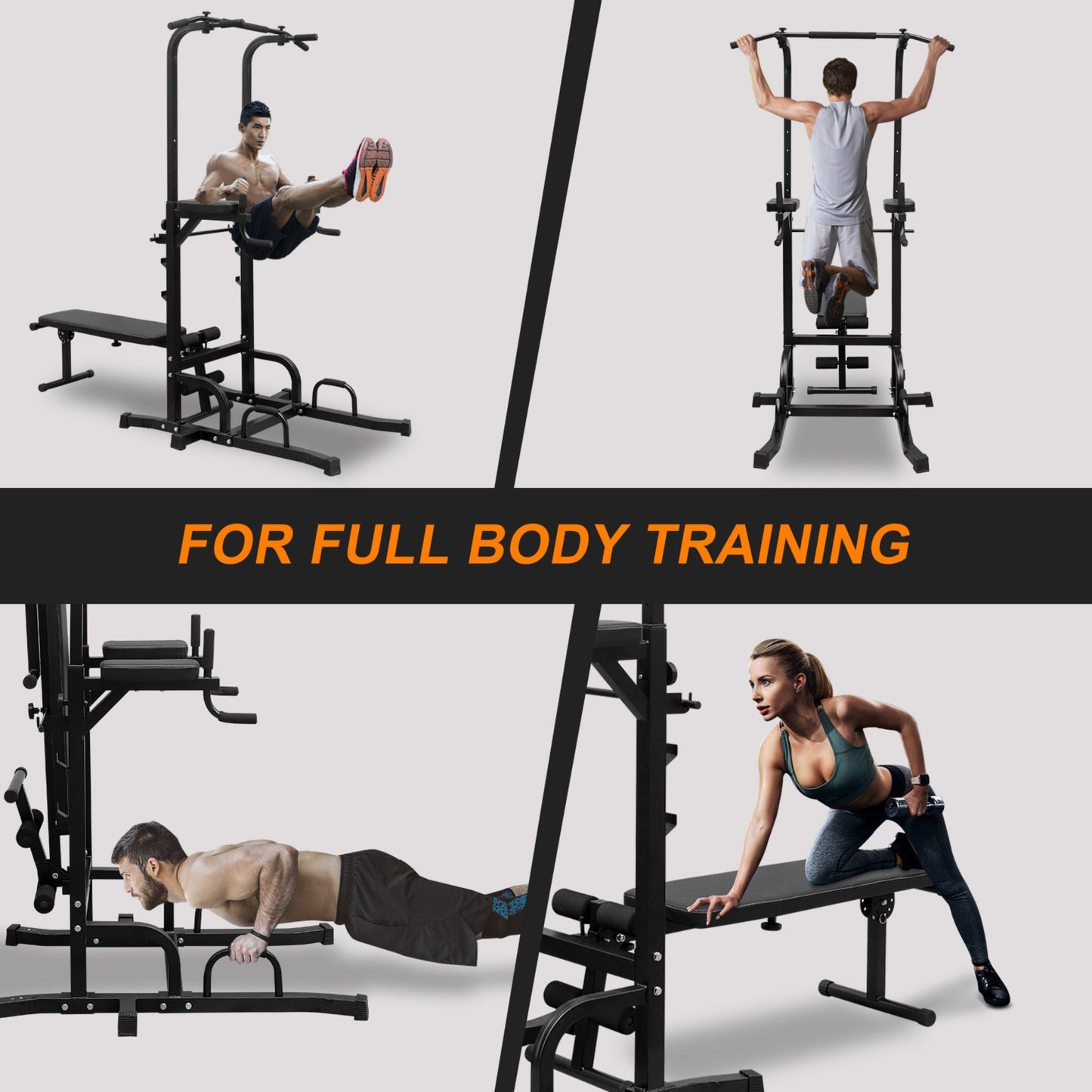 Power Tower – Multi-Functional Home Gym Station