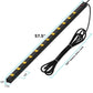 CRST 4.2" Wide Spaced 12 Outlets Mountable Metal Power Strip Surge Protector, 15FT Power Cord, Mounting Brackets Included