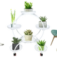 Black Metal Plant Stands Six Tier Circular Design