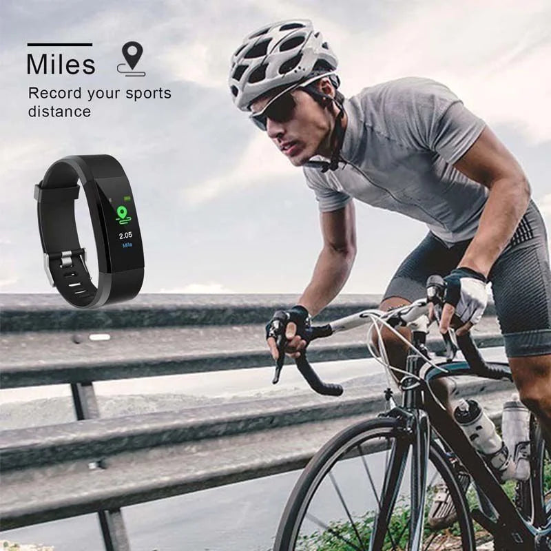 Fitness Smartwatch – Heart Rate & BP Activity Tracker
