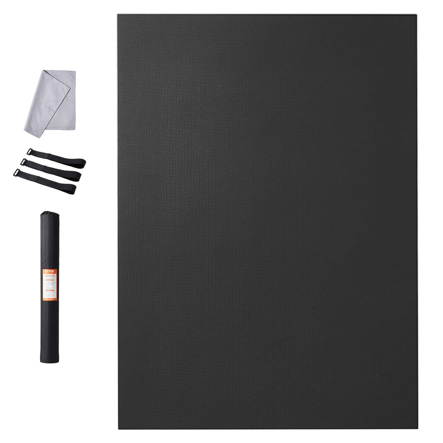 Large Non-Slip Exercise Mat 7×5 ft for Home Gym & Yoga