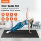 Large Non-Slip Exercise Mat 7×5 ft for Home Gym & Yoga