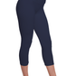 Women's Bamboo Viscose/Cotton Capri Style Leggings