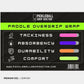 WrapGrip  Premium Pickleball Paddle Grip Overgrip Wrap 8-Pack Assorted Colors